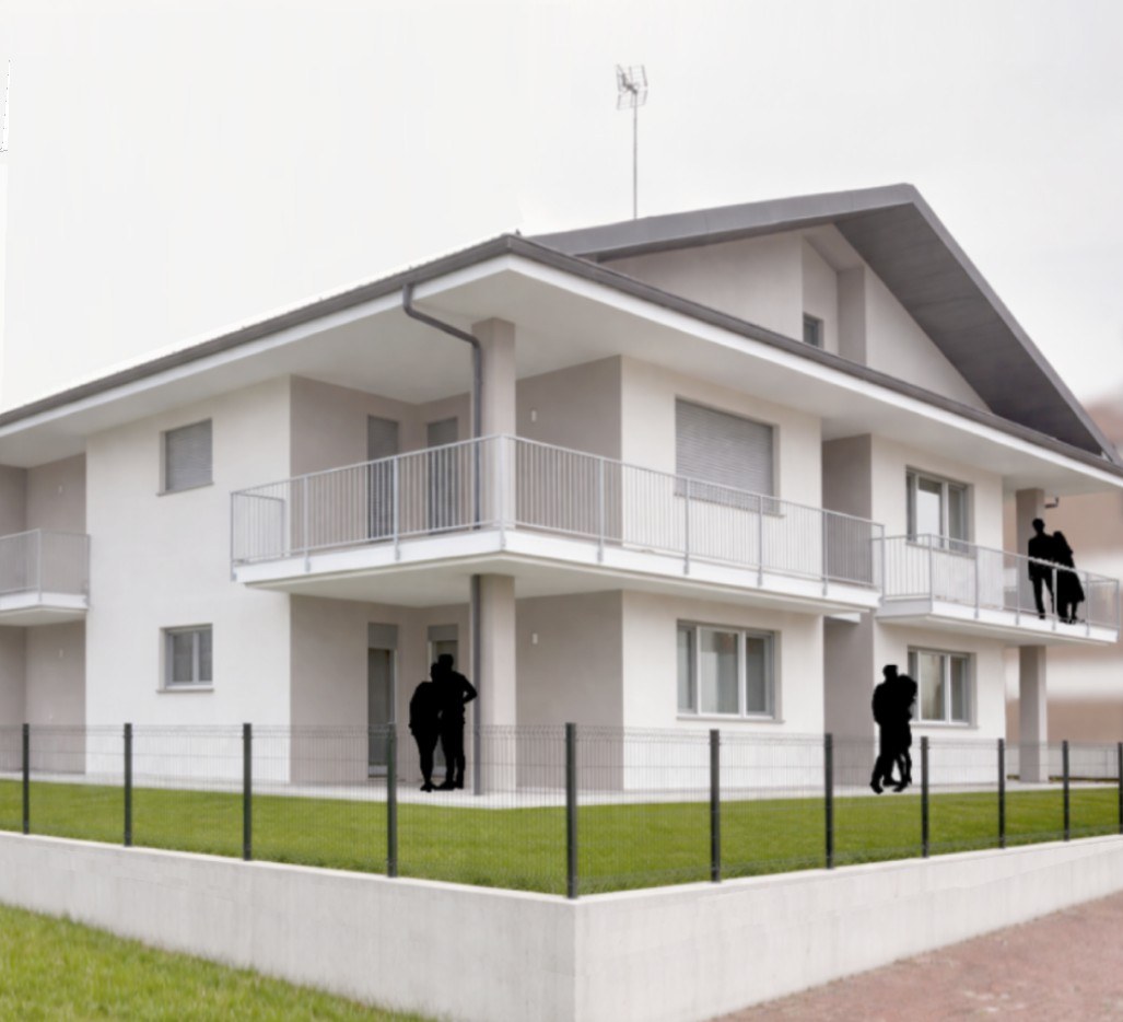 Render architettonico di una villetta